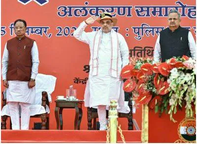 Committed to eliminating naxalism in chhattisgarh by 2026  says amit shah