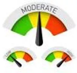 Moderate - Make or become less extreme, intense, rigorous, or violent.