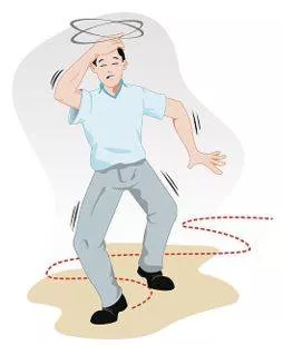 Staggering - To walk or move unsteadily, as if about to fall.
