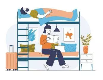 Accommodate - To provide someone with a place to stay or to fit in with the needs or wishes of others. (समायोजित करना)