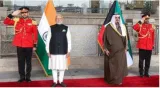 Narendra modi in kuwait  pm receives guard of honour on day 2  lauds india's ties with gulf nation 
