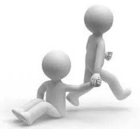Dragged - Pull (someone or something) along forcefully, roughly, or with difficulty.