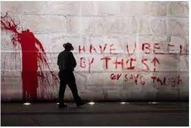 Vandalism - Deliberately destroy or damage (public or private property).