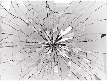 Shattered - Broken into many small pieces, or deeply upset and emotionally devastated.