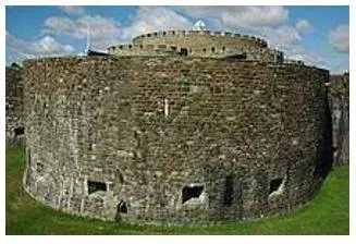 Bastion - A projecting part of a fortification built at an angle to the line of a wall, so as to allow defensive fire in several directions.