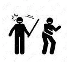 Brutal - Savagely violent. (कठोर) 