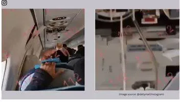 Azerbaijan airlines plane crash  survivor captures before after crash video from inside aircraft  goes viral