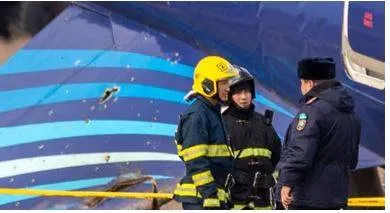 Passenger who miraculously survived azerbaijan airlines plane crash in kazakhstan shares fresh video of aircraft