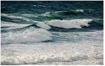 Surge - Increase suddenly and powerfully. (बढ़ती) 