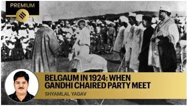 100 years ago in belgaum  when mahatma gandhi chaired a congress session
