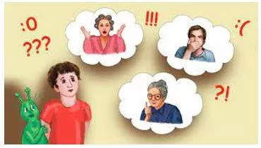 Expressed - To show something such as a feeling or an opinion by words or actions.
