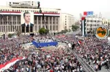 Long ruling ba’ath party collapsing in syria following the ouster of assad
