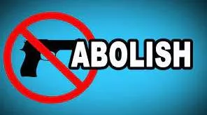 Abolished - Formally put an end to (a system, practice, or institution). (समाप्त करना) 