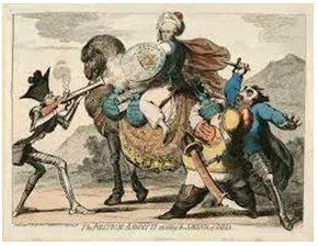 Assails - Make a concerted or violent attack on. (हमलावर) 