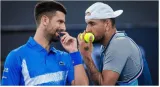 Djokovic kyrgios pair flatters to deceive  loses in second round