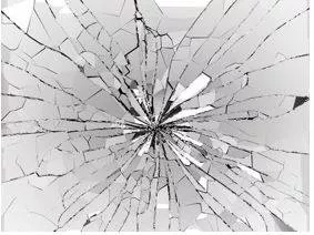 Shattering - Broken into many small pieces, or deeply upset and emotionally devastated.