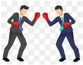 Confronted - Come face to face with (someone) with hostile or argumentative intent.