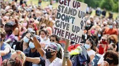 Protesting - Express an objection to what someone has said or done