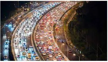 Congestion - A situation in which a place is too blocked or crowded, causing difficulties.