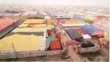 Ahead of maha kumbh  race against time as tent city rises along ganga