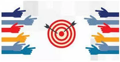 Oriented - Directed towards or interested in something. (उन्मुख) 