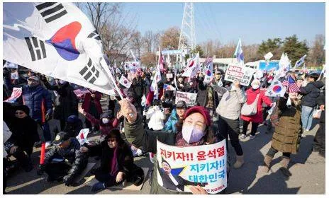 South korea’s impeached president faces arrest as investigations continue