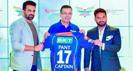 Rishabh pant named captain of lucknow super giants