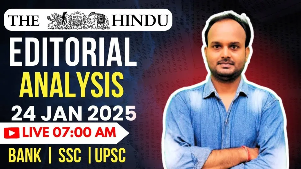 The hindu analysis | the hindu vocab by sanjeev sir