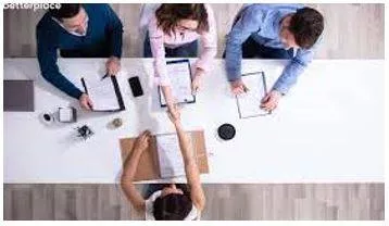 Recruited - The process of actively seeking out, finding and hiring candidates for a specific position or job. (भर्ती)
