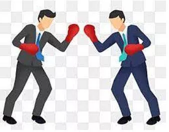 Confronted - Come face to face with (someone) with hostile or argumentative intent. (सामना होना)
