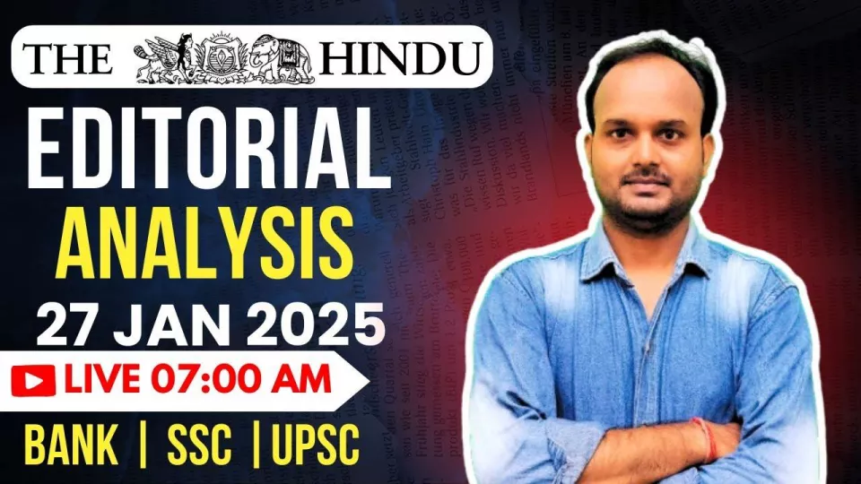 27 jan 2025 | the hindu analysis | the hindu vocab by sanjeev sir