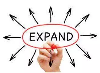 Expansion - To become or to make something bigger. (फैलना या फैलाना) 