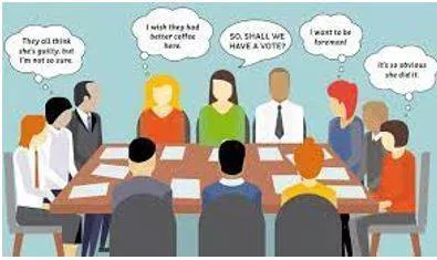 Deliberately - Discussion or thinking about something in detail. (विस्‍तृत विचार-विमर्श) 