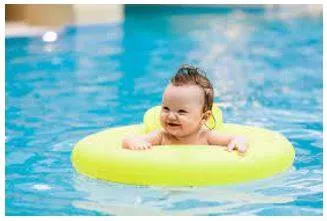 Floated - Rest or move on or near the surface of a liquid without sinking.
