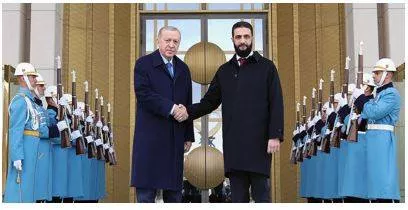 Syria’s interim leader heads to turkiye to discuss rebuilding  kurdish issue