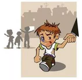 Battered - Injured by repeated blows or punishment. (मारना) 