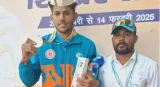 Dev kumar meena betters national pole vault record