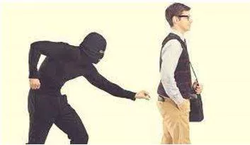 Snatching - Quickly seize (something) in a rude or eager way.