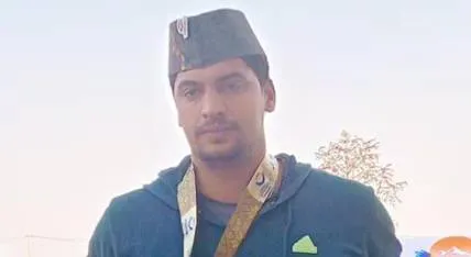 National games  sachin yadav win javelin with meet record