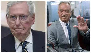 Mitch mcconnell says 'i survived childhood   polio' as reason for voting against rfk jr
