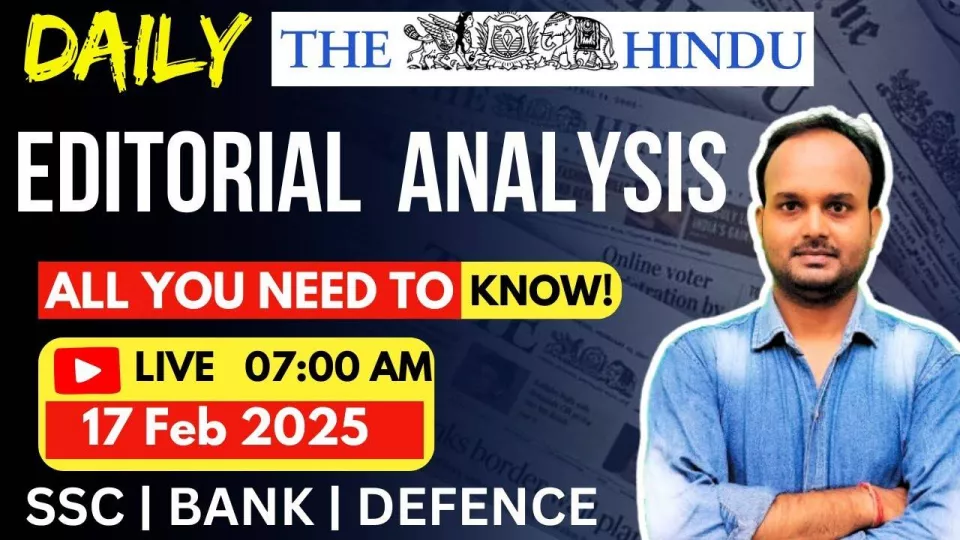 17 feb 2025 | the hindu analysis | the hindu vocab by sanjeev sir