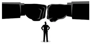 Clashed - Meet and come into violent conflict. (टकराना)