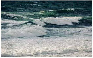 Surge - Increase suddenly and powerfully. (बढ़ती) 