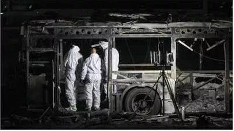 Multiple bus explosions in israel  police say 'suspected terror attack'