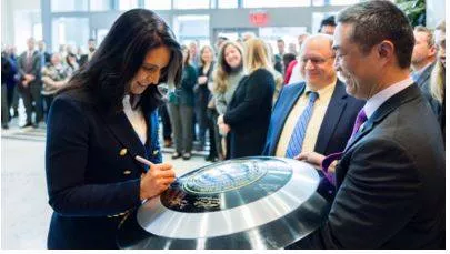 Tulsi gabbard welcomed with 'real life captain america shield' at dni office  social media reacts