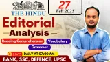 27th february  2025 | vocab  grammar  reading  daily quiz | sanjeev sir