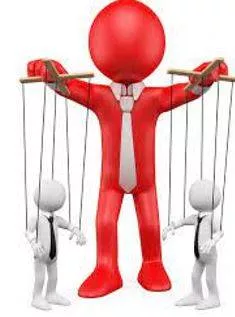 Dominate - Having power and influence over others. (प्रभुत्व वाला) 