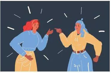 Wrangling - Arguments, especially ones that continue for a long time. (तकरार) 
