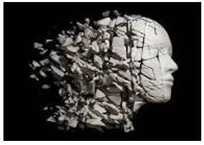 Fragmentation - Break or cause to break into fragments. (खंडित)