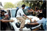 Bengal minister’s vehicle attacked on campus  he blames sfi for violence